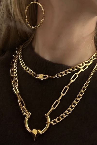 Juno Duo Golden Necklace - Body Chain