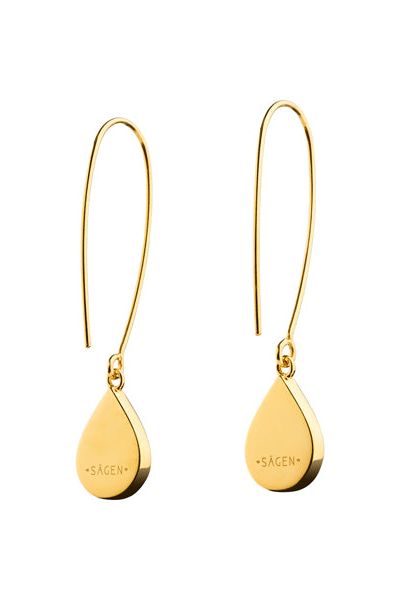 Mon Amie Golden Long Earrings