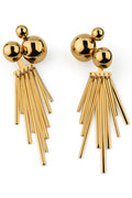 Solar Golden Cluster Earrings - Scandinavian Design Jewelry - Sagen Sweden
