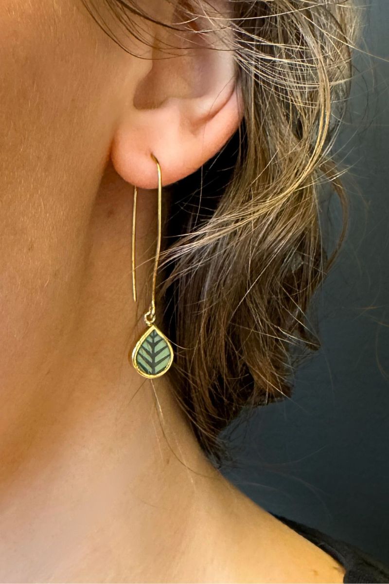 Berså Exclusive Golden Long Earrings