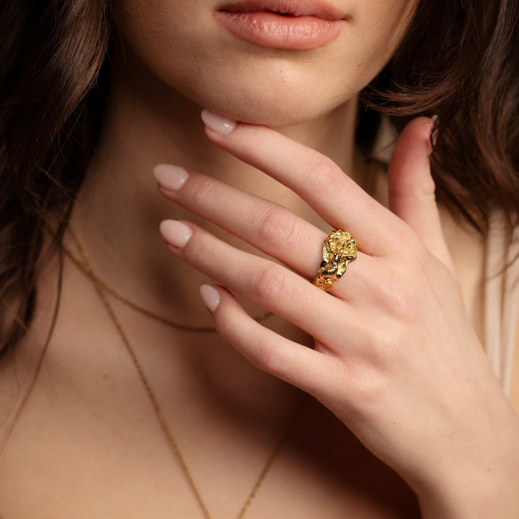Sirene Mermaid Golden Ring