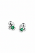 Solar Crystal Emerald Earrings