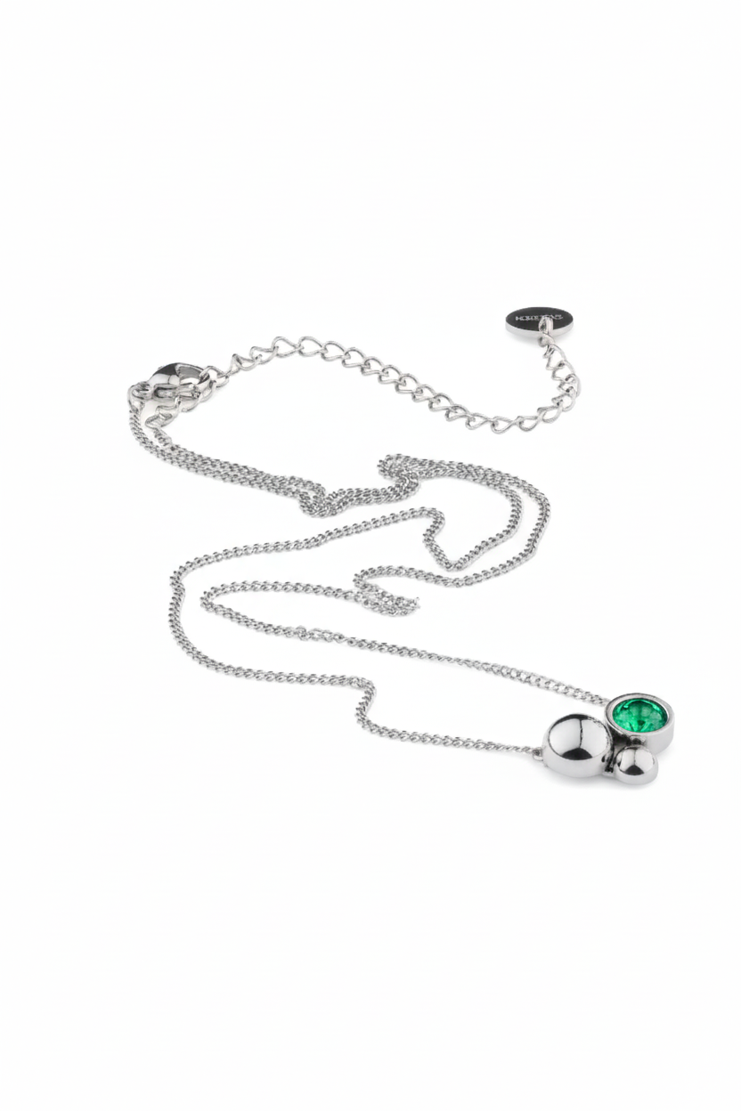 Solar Crystal Emerald Necklace