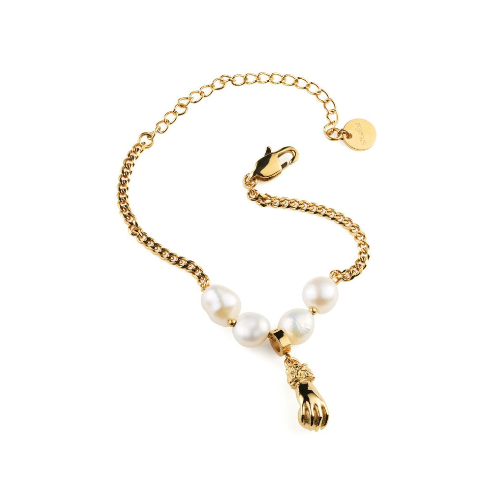 La Main Golden Pearl Bracelet