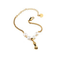 La Main Golden Pearl Bracelet