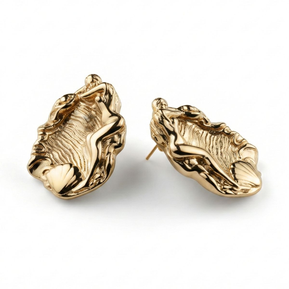 La Déesse Golden Earrings