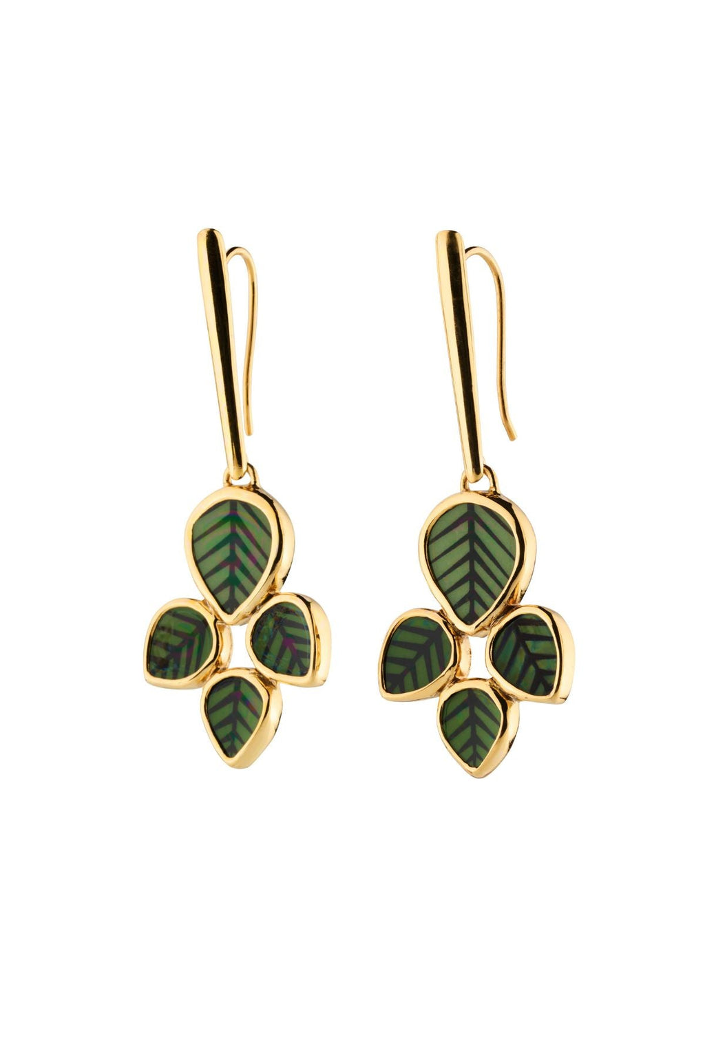 Berså Golden Grönska Earrings