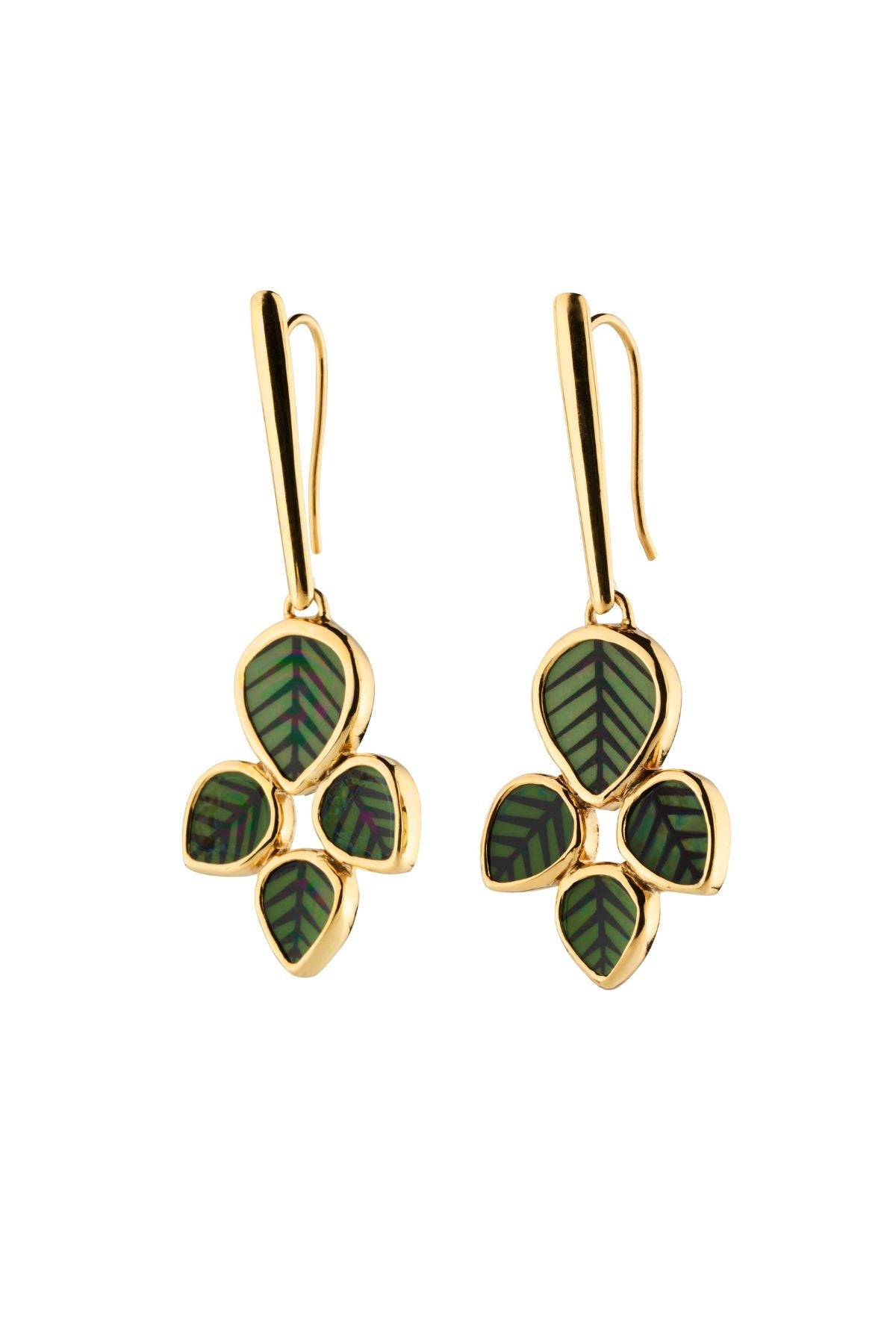 Berså Golden Grönska Earrings