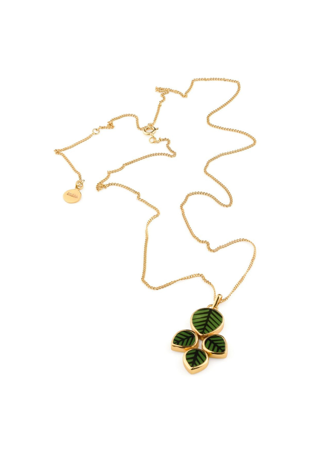 Berså Golden Petite Grönska Necklace