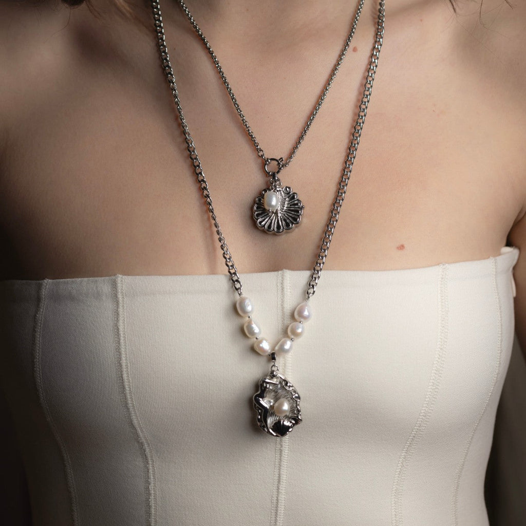 Venus Shell Locket Necklace