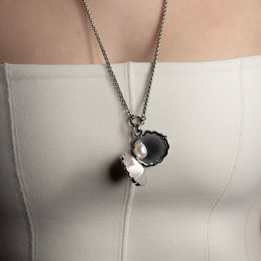 Venus Shell Locket Necklace