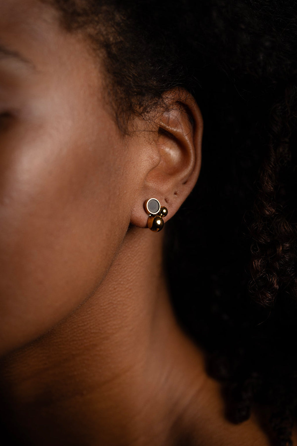 Solar Golden Earrings
