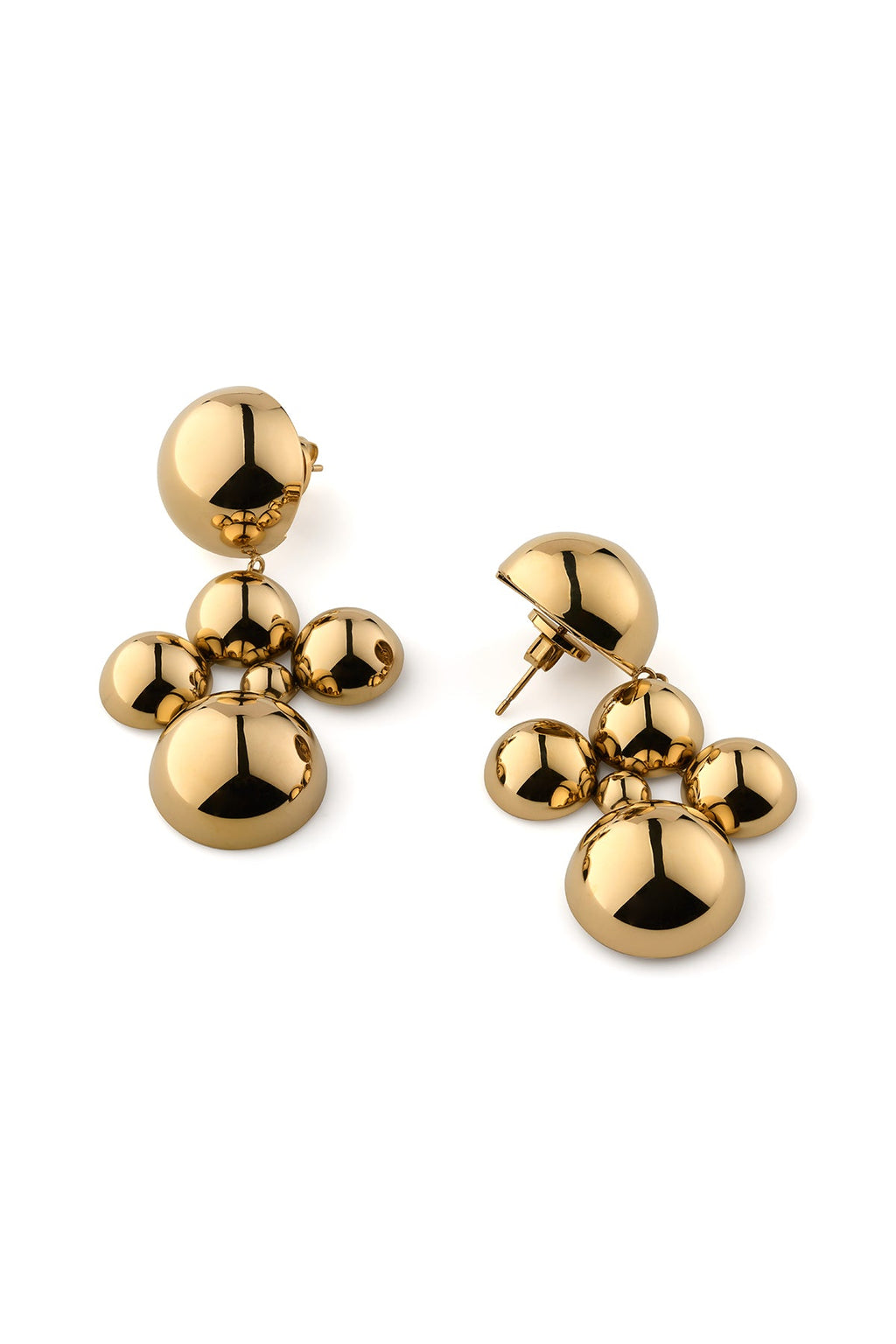Solar Universe Golden Earrings