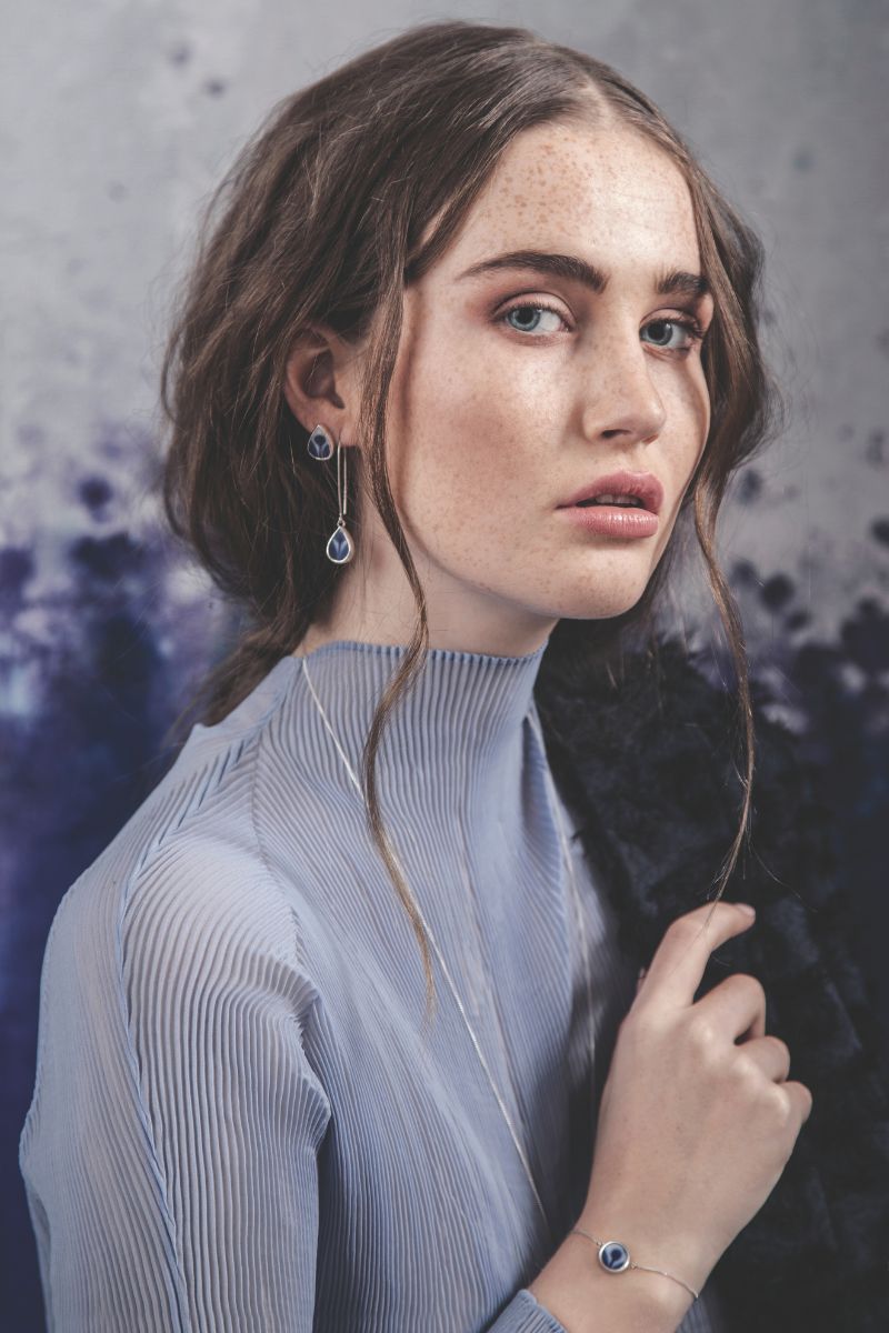 Mon Amie Golden Long Earrings
