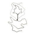 Dynasty Duo Necklace - Body chain