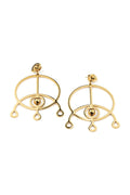 Voyance Duo Golden Earrings