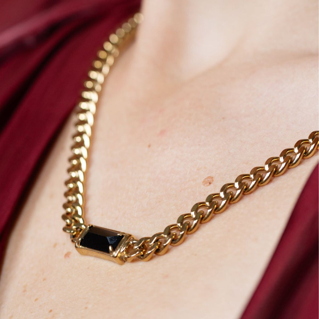 Dynasty Golden Bar Necklace