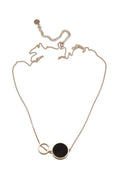 Luna Eclipse Golden Necklace - Scandinavian Design Jewelry - Sagen Sweden