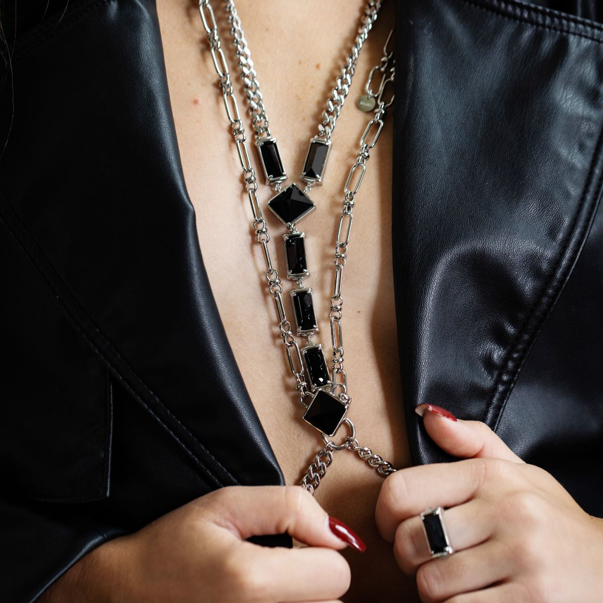 Dynasty Duo Necklace - Body chain