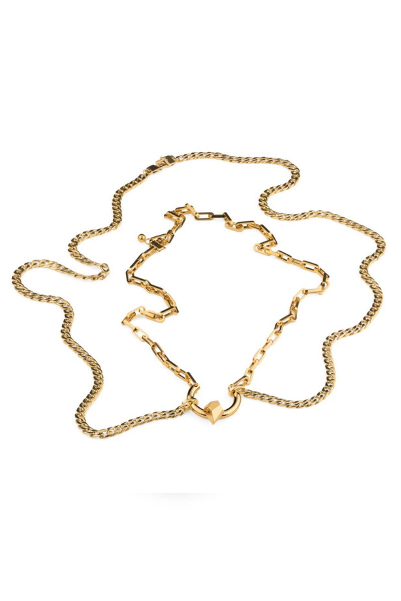 Juno Duo Golden Necklace - Body Chain