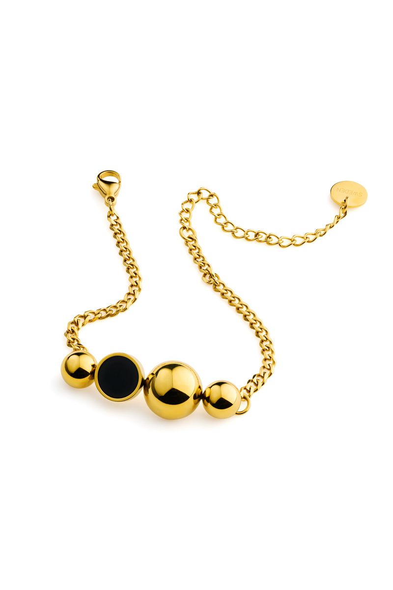 Solar Golden Bracelet - Scandinavian Design Jewelry - Sagen Sweden
