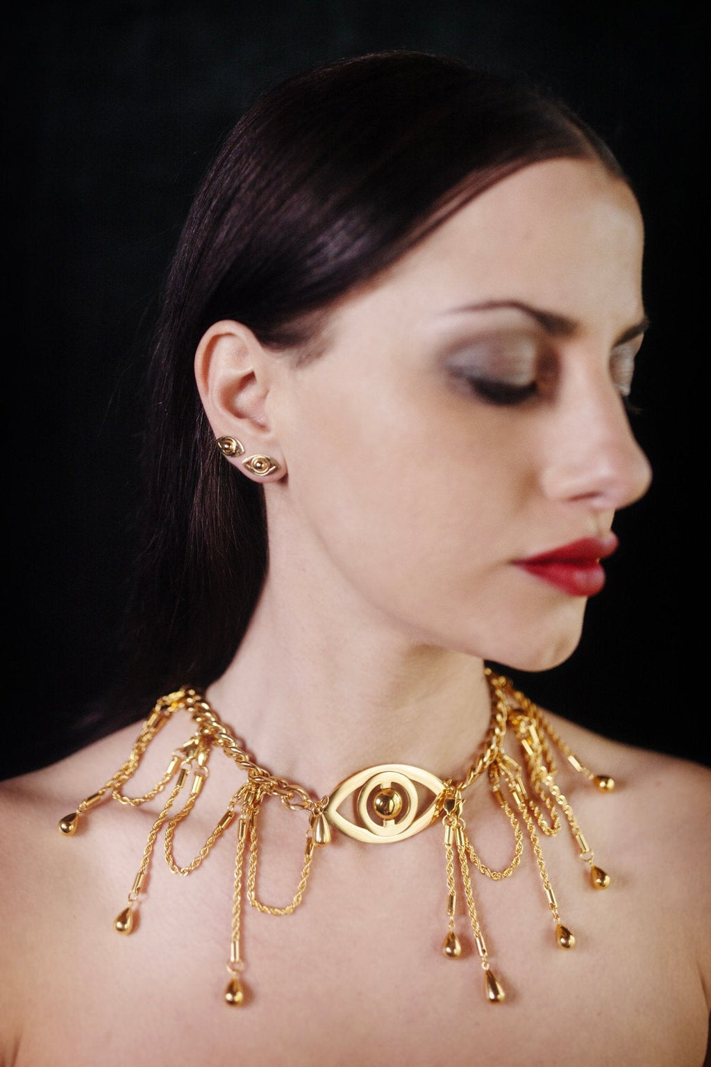 Voyance Golden Grand Necklace