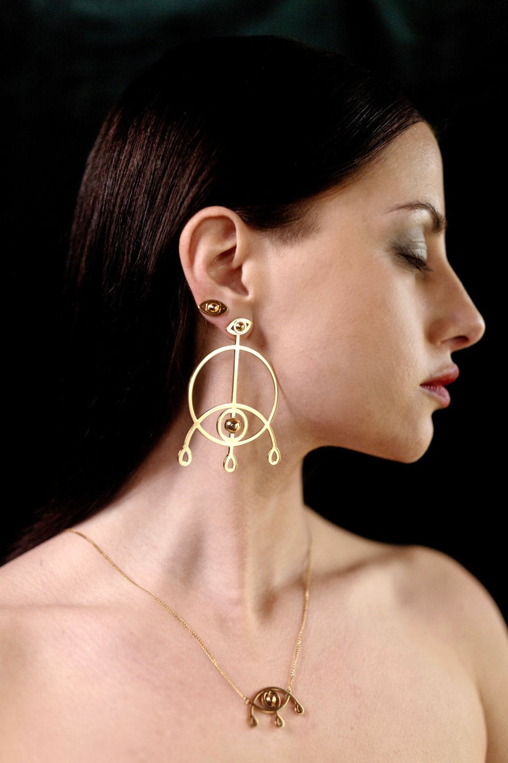 Voyance Duo Golden Necklace
