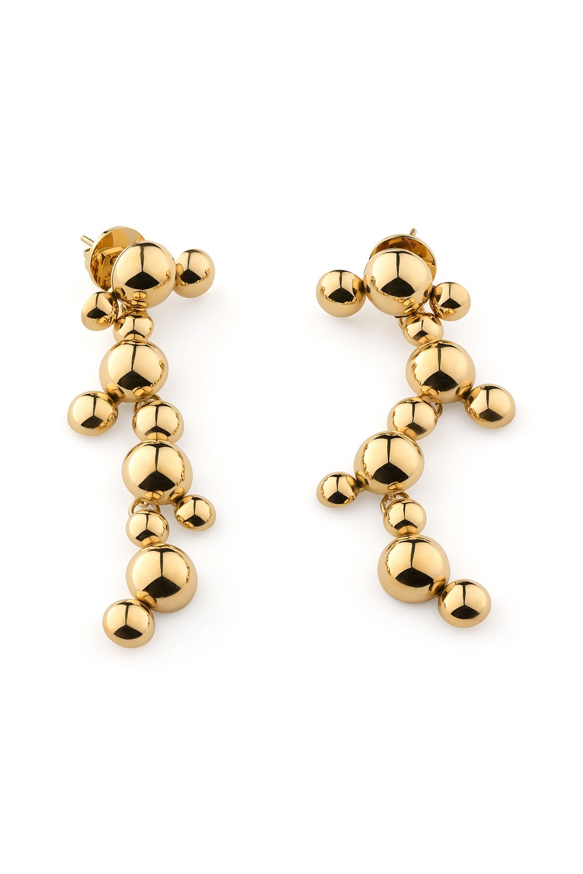 Stella Rain Golden Earrings