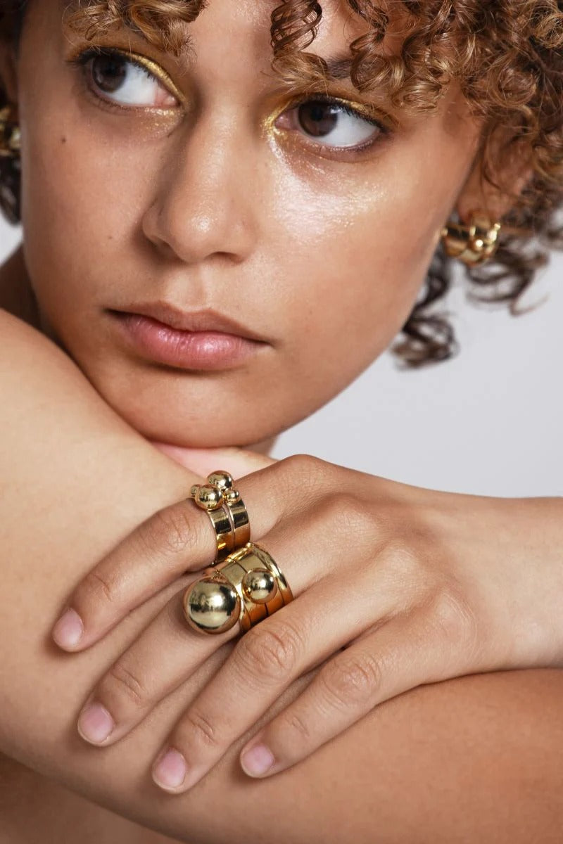 Satellite Orbit Golden R1 Ring